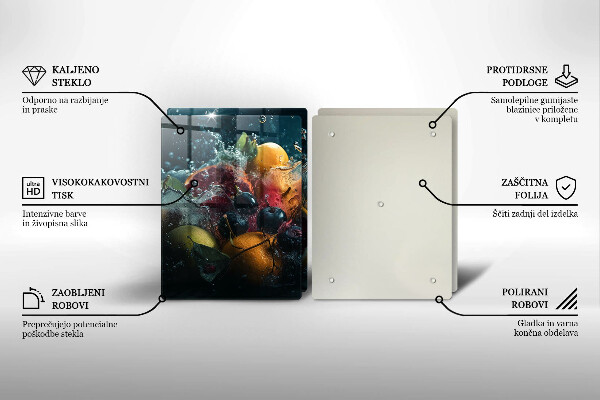 Tapa encimera Frutas en agua