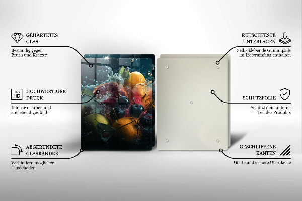 Tapa encimera Frutas en agua