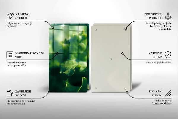 Tapa encimera Hojas de lechuga