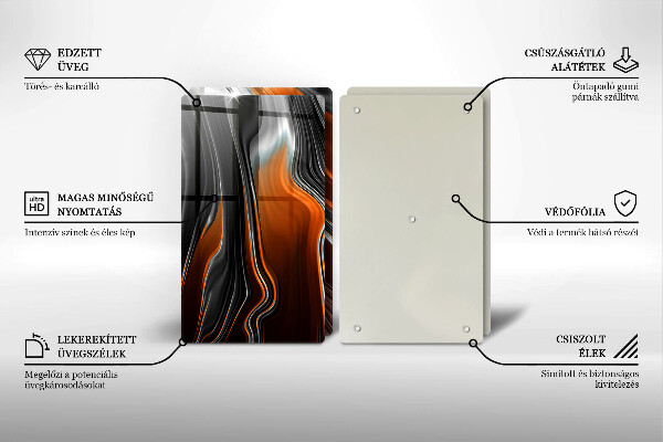 Tapa encimera Patrón abstracto