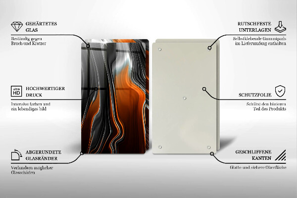 Tapa encimera Patrón abstracto