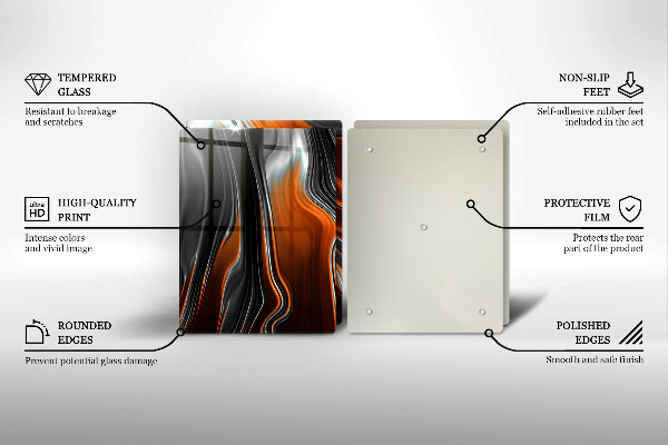 Tapa encimera Patrón abstracto