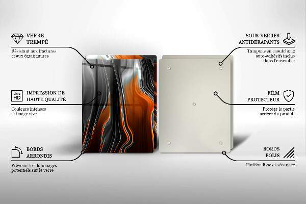 Tapa encimera Patrón abstracto