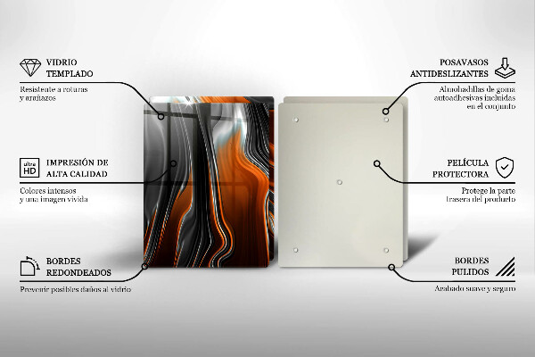 Tapa encimera Patrón abstracto