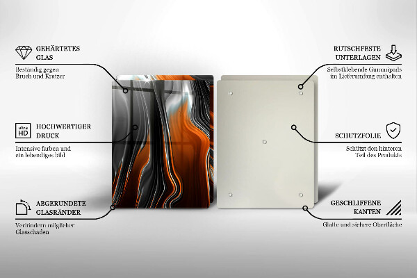 Tapa encimera Patrón abstracto