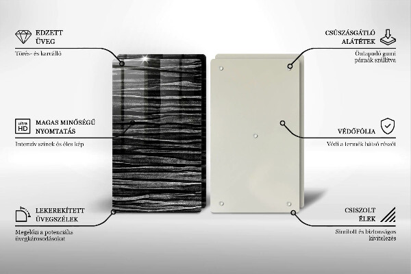 Tapa encimera Abstracción negra