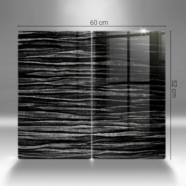 Tapa encimera Abstracción negra