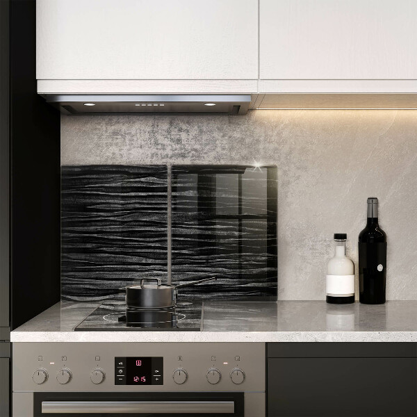 Tapa encimera Abstracción negra