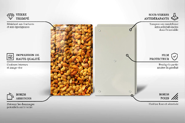 Tapa encimera Mezcla de nueces