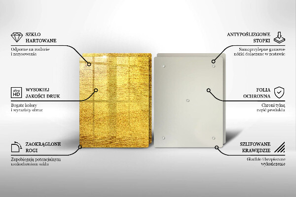 Tapa encimera Abstracción amarilla