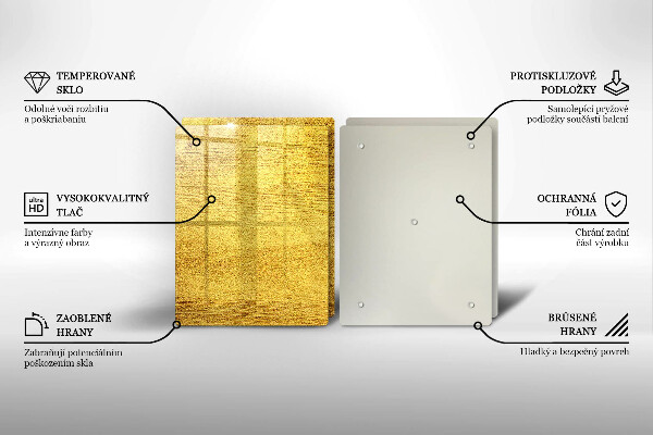 Tapa encimera Abstracción amarilla