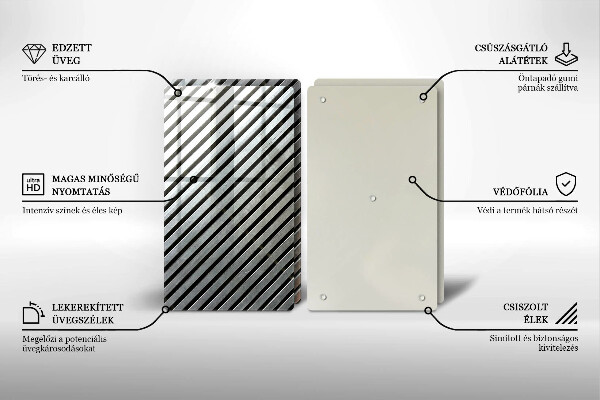 Tapa encimera Líneas metálicas