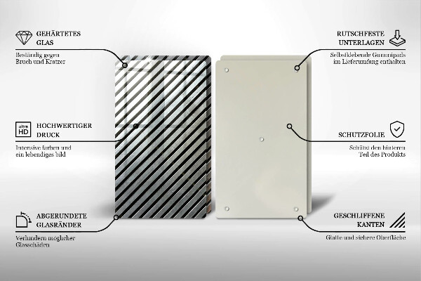 Tapa encimera Líneas metálicas