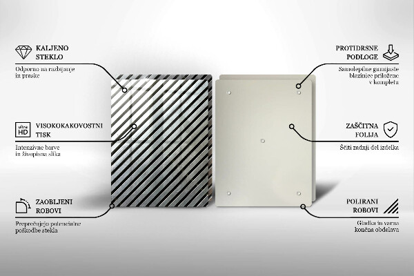 Tapa encimera Líneas metálicas