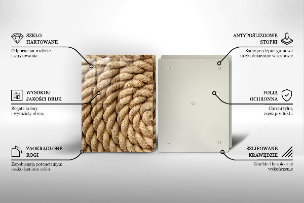 Tapa encimera Cuerda en espiral