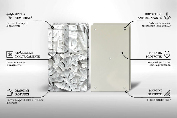 Tapa encimera Flores blancas