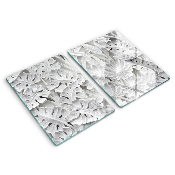 Tapa encimera Flores blancas