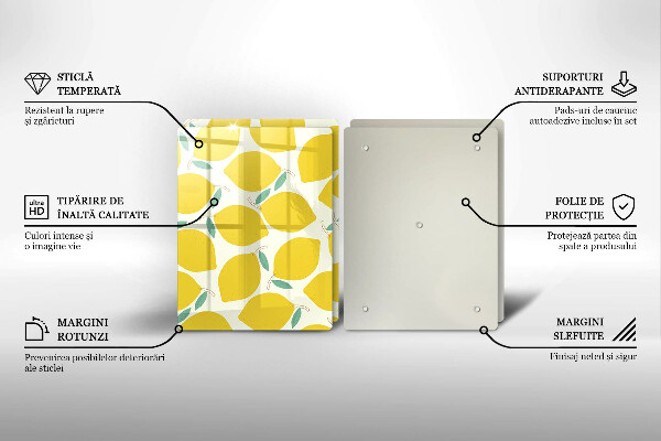 Tapa encimera Limones de dibujos animados