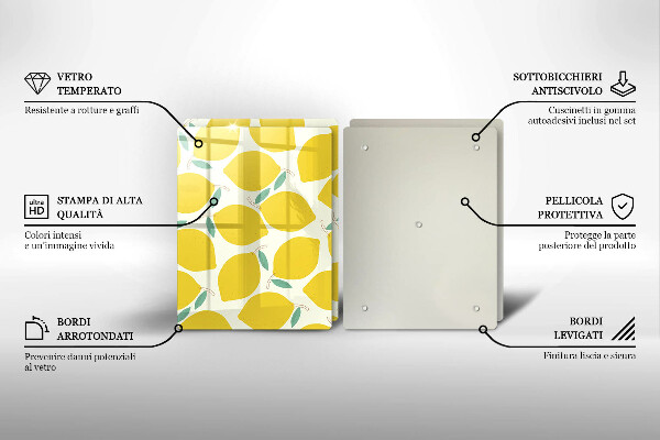 Tapa encimera Limones de dibujos animados