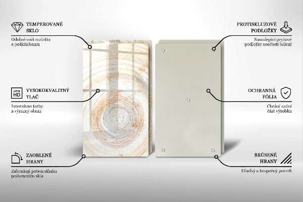Tapa encimera Textura de madera