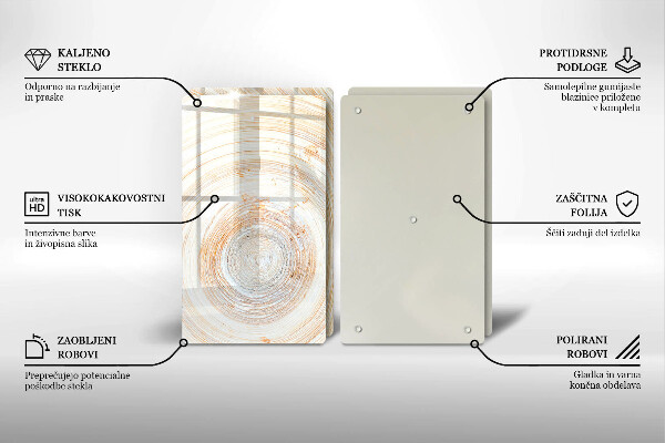 Tapa encimera Textura de madera