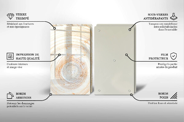 Tapa encimera Textura de madera