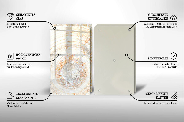 Tapa encimera Textura de madera