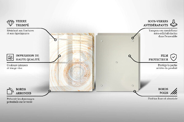 Tapa encimera Textura de madera