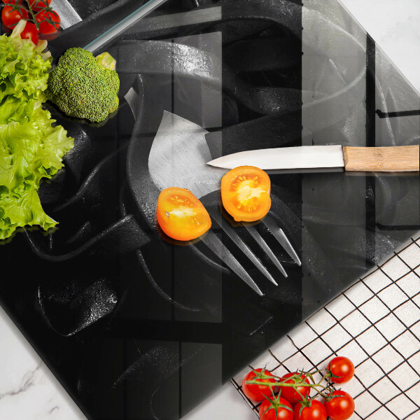 Tapa encimera Pasta negra de tallarines