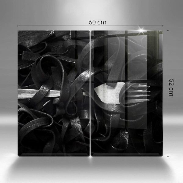 Tapa encimera Pasta negra de tallarines