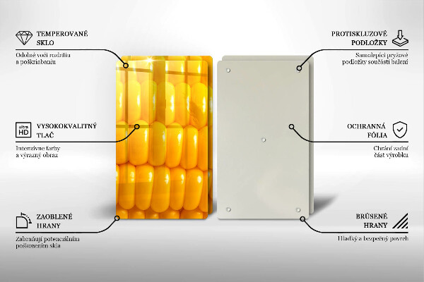 Tapa encimera Granos de maiz