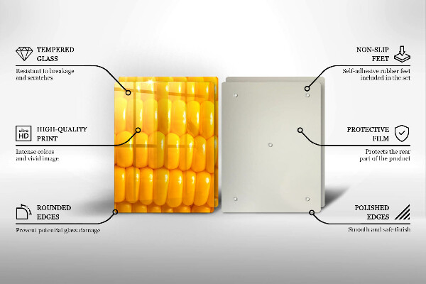 Tapa encimera Granos de maiz