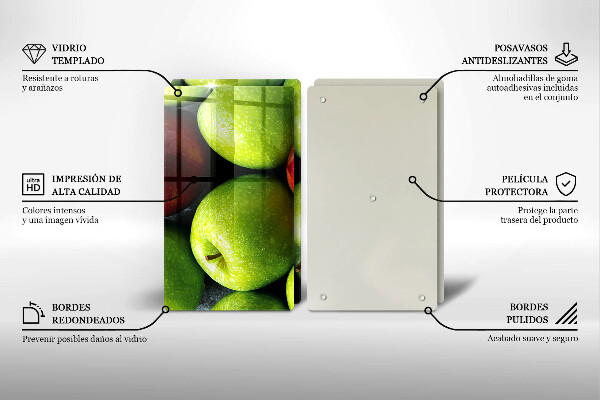 Tapa encimera Manzanas jugosas