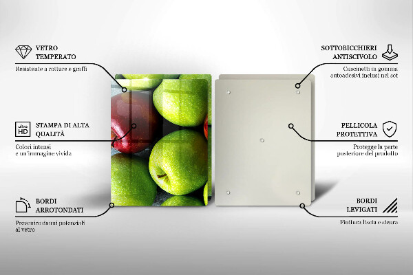 Tapa encimera Manzanas jugosas