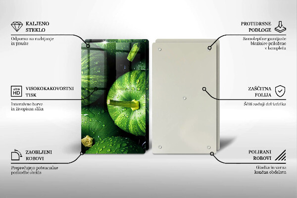 Tapa encimera Calabazas verdes