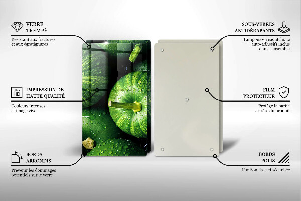 Tapa encimera Calabazas verdes