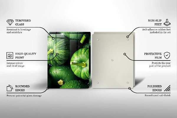 Tapa encimera Calabazas verdes