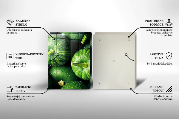 Tapa encimera Calabazas verdes