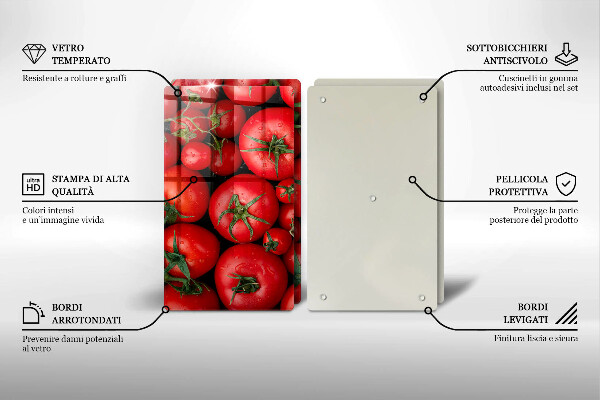 Tapa encimera Tomates