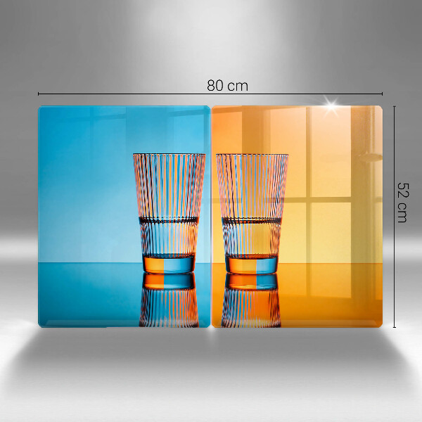 Tapa encimera Dos vasos de agua