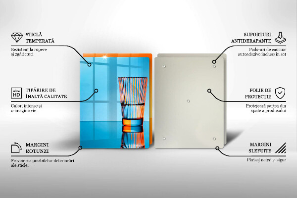 Tapa encimera Dos vasos de agua