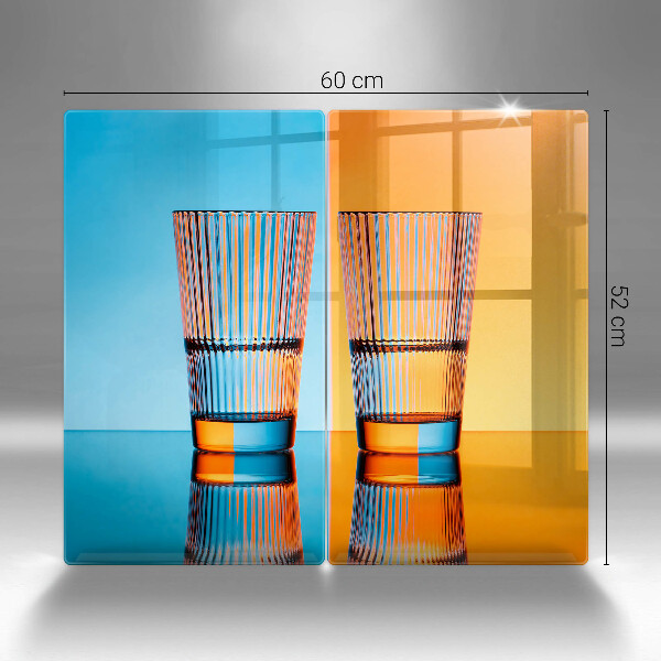 Tapa encimera Dos vasos de agua