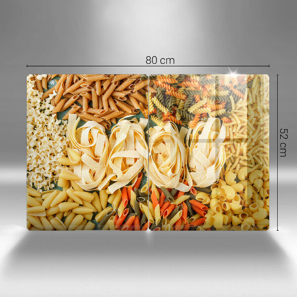 Tapa encimera Diferentes tipos de pastas