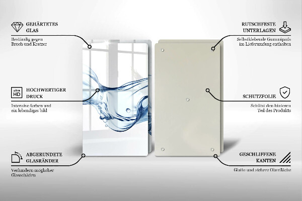 Tapa encimera Agua cristalina