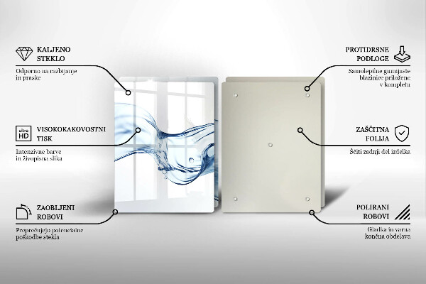 Tapa encimera Agua cristalina