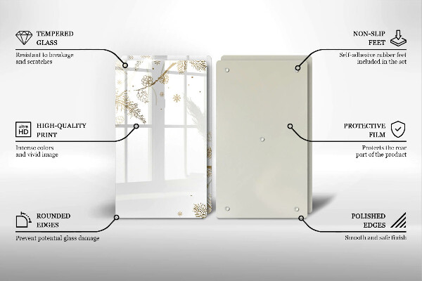 Tapa encimera Decoraciones de invierno