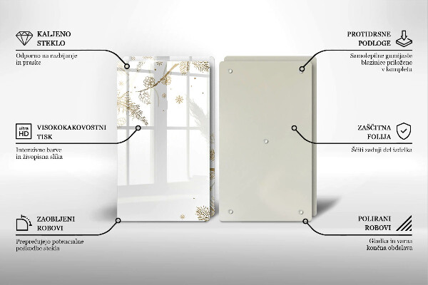 Tapa encimera Decoraciones de invierno