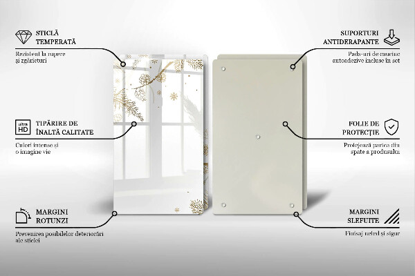 Tapa encimera Decoraciones de invierno