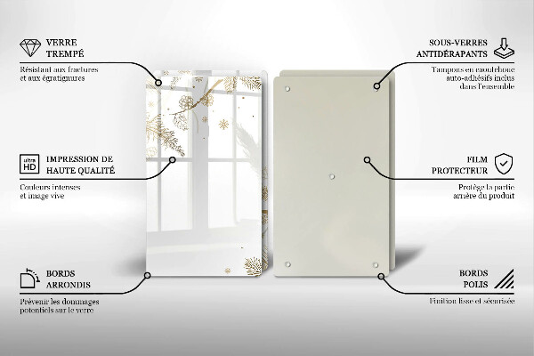 Tapa encimera Decoraciones de invierno