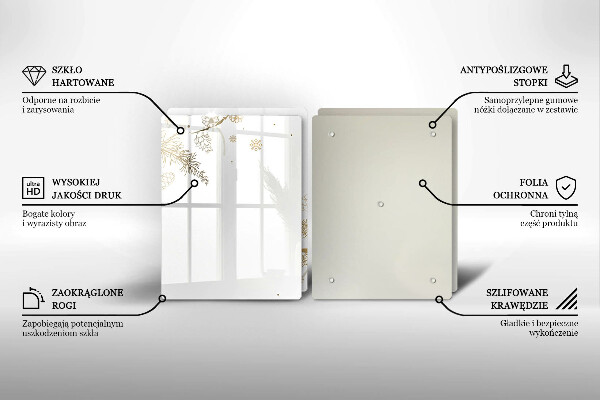 Tapa encimera Decoraciones de invierno